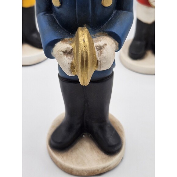 Lot Of 3 Drummer Soldier Figures Universal Statuary 1990 Music Band 948 949 950 - Picture 6 of 13